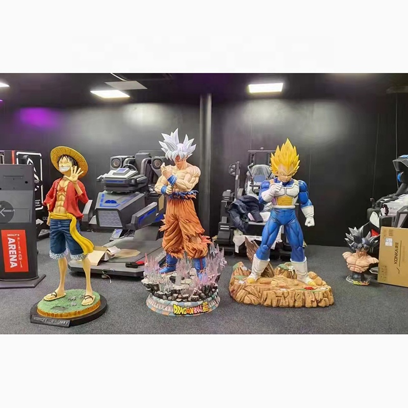 ドラゴンボールアニメフィギュア樹脂悟空彫刻樹脂アートベジータ像販売