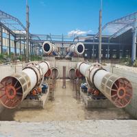Four rotatif de calcination de bauxite pour l'usine LECA