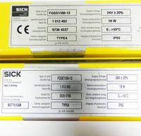 Fgss135012 1012492 Fgse135012 1012493 Cortina de Luz de Seguridad Plc