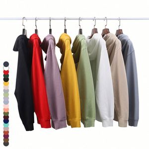 Sudaderas con Capucha Unisex de Diseño, Alta Calidad, 100% Algodón, Logotipo Personalizado Impreso, Forro Polar Liso, para Otoño, Talla OEM para EE. UU. - Product Image 1