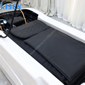 Table de massage et de soin capillaire Kisen pour personnes corpulentes, sans accoudoirs, idéale pour les hommes corpulents, pour salons de luxe - Product Image 6