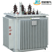 Yüksek Verimli 3 630KVA 1000KVA Alüminyum Sargılı Yağlı Tip Güç Trafosu Model S13/22-M Jinhand Endüstriyel Güç İçin