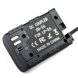 Lp-<span class=keywords><strong>e6</strong></span> ACKE6 <span class=keywords><strong>ACK</strong></span> <span class=keywords><strong>ACK</strong></span>-<span class=keywords><strong>E6</strong></span>อะแดปเตอร์ไฟ AC <span class=keywords><strong>E6</strong></span> LP-<span class=keywords><strong>E6</strong></span>,แบตเตอรี่ดัมมี่สำหรับกล้อง LPE6 60D 6D 7D 5D Mark II III 5D2 5D3 - Product Image 1