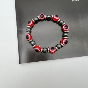 Fashion Beaded <b>Bracelet</b> Colorful Evil Eye Round Beads Elastic Jewelry For Women Gift Yiwu Origin - Product Image 5