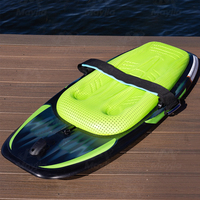 Kneeboard à double pointe avec ailerons, résistant à l'eau salée, idéal pour les locations de sports nautiques en station balnéaire, club de voile