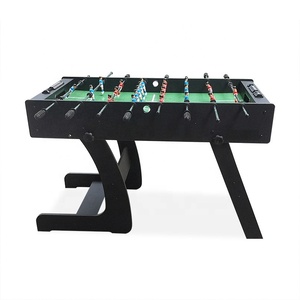 Mesa de Pebolim Dobrável de 48 Polegadas com 8 Bastões, 2 Bolas de Futebol, Marcação Manual, Personalizável - Uso Interno - Product Image 1