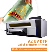Nouvelle imprimante UV DTF de bureau format A2, encre UV, laminatrice automatique rouleau à rouleau pour étiquettes d'images et de bouteilles