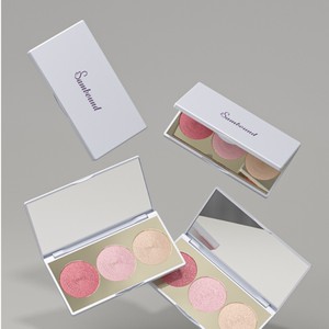 Crema de 50ml, ajuste de colorete, maquillaje, volumen máximo, sombreado, ajuste suelto, Bronceador <span class=keywords><strong>compacto</strong></span> vacío, polvo con sifters y puff - Product Image 5