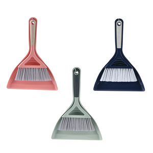 Mini <span class=keywords><strong>pelle</strong></span> à poussière <span class=keywords><strong>et</strong></span> ensemble de brosses en plastique petit porte-poussière en métal brosse de table naturelle pratique pour le balayage - Product Image 3
