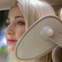Accessoires intérieurs de voiture multifonctionnels, doux et luxueux, en mousse à mémoire de forme, oreiller de nuque portable pour dormir en voiture