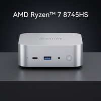 Oferta Especial: Mini PC MQR con AMD Ryzen 7 8745HS, DDR5, PCIe NVMe SSD, Triple Salida 4K, WiFi6, Compatible con Win11 y Linux