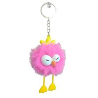 Creatieve schattige expressiebal kuiken pluche zachte sleutelhanger autosleutel hanger tas dames sleutelhanger