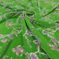 Fait sur mesure velours Viscose Nylon Burnout velours imprimé fleuri broderie robe tissu respirant tissé Technique vêtements sacs
