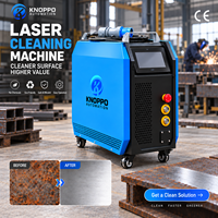 Nettoyeur laser pulsé portable 300W 500W pour l'élimination de la rouille, de la peinture et de l'oxyde