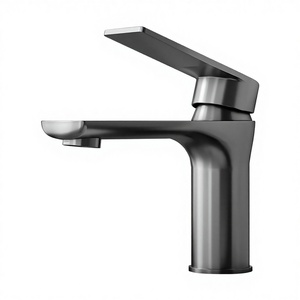 Grifo de Lavabo Moderno de Acero Inoxidable con Monomando y Válvula de Cerámica, Montado en el Tapa del Lavabo - Product Image 4