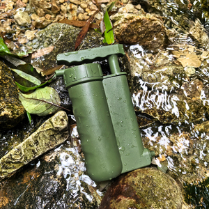 Filtre à eau portable de style nouveau, pompe manuelle, matériau ABS, filtration super puissante, purification de l'eau de survie en plein air, capacité de <span class=keywords><strong>1L</strong></span> - Product Image 4