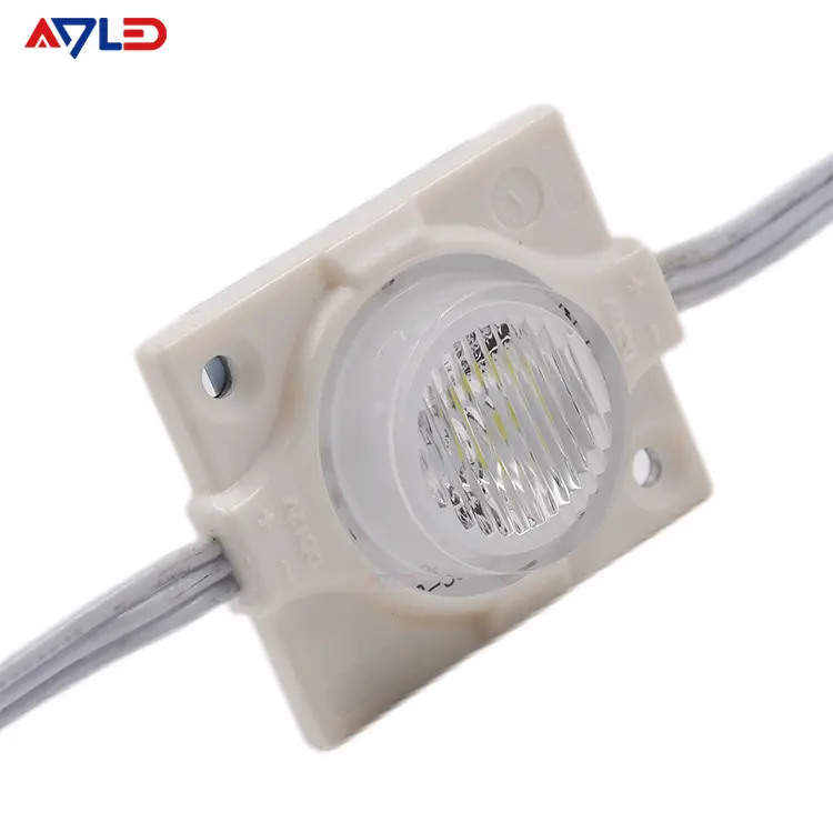Module LED à lentille unique pour lumière latérale 2.8W dc 12v Edgelit 4636 pour boîte à lumière publicitaire