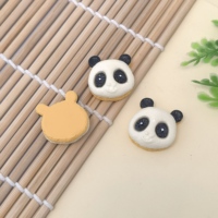 100 pièces de cabochons en résine à dos plat, motif biscuits mignons simulés, pour scrapbooking, décoration de téléphone, artisanat de bijoux, bricolage et accessoires pour maison de poupée