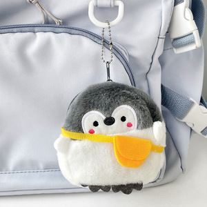 Hot Selling Penguin Plush Coin Purse Keychain Mini Crossbody Bag Charm Portable Pouch for <strong>Earphones</strong> Cables Makeup Gifts - Product Image 6