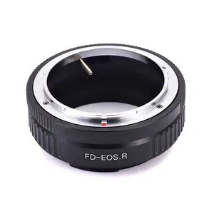 Adaptateur de montage d'objectif FD à éos R, avec un anneau de contrôle iris manuel, pour objectif Canon