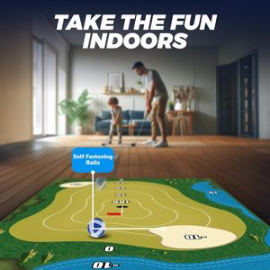 <span class=keywords><strong>Tapis</strong></span> d'entraînement de <span class=keywords><strong>golf</strong></span> pour le chipping, <span class=keywords><strong>tapis</strong></span> de jeu de <span class=keywords><strong>golf</strong></span> pour l'intérieur et l'extérieur, équipement de jeu extérieur pour enfants, ensemble de <span class=keywords><strong>golf</strong></span> pour le chipping - Product Image 6