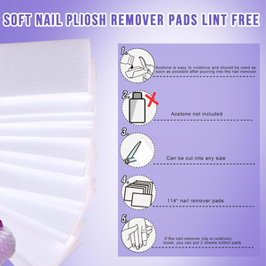 Kit de dissolvant pour vernis à ongles en gel, pinces à ongles, tampons dissolvants, repousse-cuticules, brosse, lime à ongles 120/180, bloc polissoir 400/4000, outils de manucure - Product Image 3