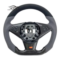 Volant en cuir suédé et fibre de carbone sur mesure Ever-Carbon Racing ECR pour BMW M6
