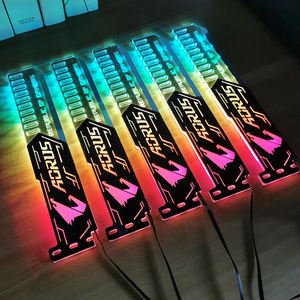 Support GPU COOLMOON, très vendu, 25 cm, décoratif, pour boîtier PC, support GPU RGB de type D, 5V3PIN, multi-interface, support GPU pour ordinateur de jeu - Product Image 6