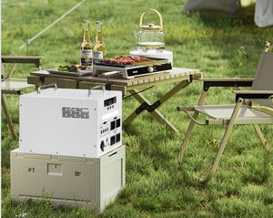 आउटडोर कैंपिंग लाइफ 4 लिथियम बैटरी 1600w होम इनवर्टर पोर्टेबल पावर स्टेशन स्टोरेज एनर्जी सिस्टम - Product Image 5