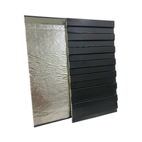 Panneaux de bardage sandwich en polyuréthane isolant légers et modernes multicolores pour murs extérieurs, résistants à l'eau et au feu, en métal, pour extérieur