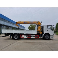 IZUZU GIGA 4x2 camion-grue de 8 tonnes 10 tonnes Personnaliser 10 tonnes hizb grue montée sur camion-grue télécommande sans fil