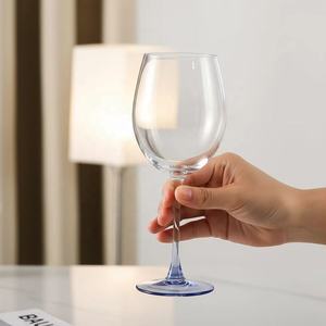 مجموعة كؤوس نبيذ فاخرة مخصصة من الزجاج الملون الأزرق البحري، كؤوس صودا، كؤوس نبيذ أحمر للتخييم والحفلات والأعراس - Product Image 2