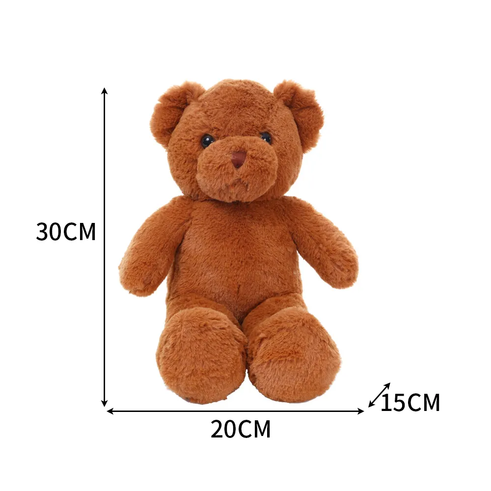 Custom Bruine Teddybeer Speelgoed Gevulde Pluche Teddybeer