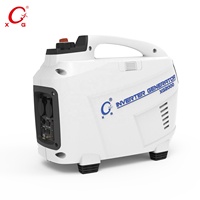 Generador portátil de gasolina de 2000 kVA, dispositivo de arranque de retroceso, generador de combustible Dual, silencioso, W