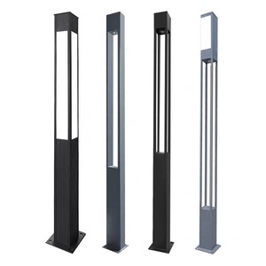 ไฟสวน LED เสาสูง3เมตร4เมตรกันน้ำกลางแจ้งสำหรับสนามหญ้าวิลล่าภูมิทัศน์ AC ไฟฟ้าโคมไฟถนน