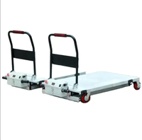 Chariot hydraulique monté sur voiture Ximulek, autonomie de la batterie longue durée, levage à une touche, sûr et durable, certifié CE, pliable