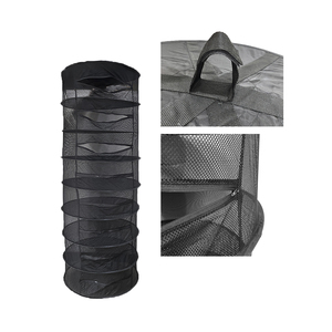 Dia 60 80 90ซม. หนักราวตากผ้าแขวนแห้งสุทธิ4 6 8ชั้นสุทธิแห้งสำหรับพืชดอกไม้ที่มีการออกแบบพับเปิด - Product Image 3