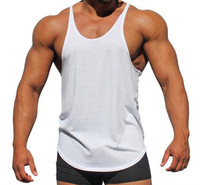 Débardeurs en coton pour homme, vêtement de sport, de musculation