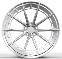 Jantes forgées concaves argentées Alibaba 18 19 20 21 pouces 5X112 5X120 pour BMW M3 M4 M5 X3 X5 F30 E90 G30 F10, jantes sur mesure à décalage