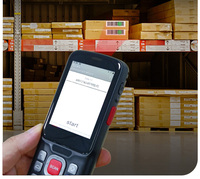 Escáner de código de barras, dispositivo resistente PDA con NFC RFID 1D/2D, 2,8 pulgadas, 2 + 16GB, Android 9,0, 4600mAh