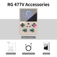 Console de jeu portable ANBERNIC RG 477V, écran tactile, double joystick, système Android 14