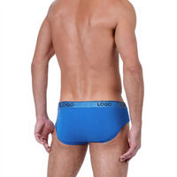 Sous-vêtements pour hommes avec logo personnalisé, poche 3D, haute élasticité, respirant, vente en gros OEM