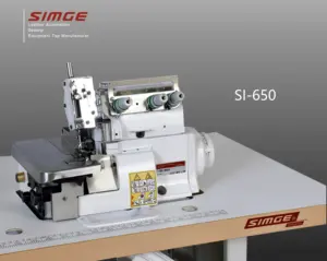 SI-650 mesin jahit tiga benang mesin jahit overlock industri