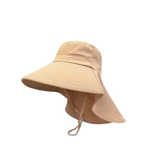 Sombrero de Sol de Ala Ancha Estilo Formal 2024, Unisex, Protección UV, Protección para el Cuello, para Pesca, Ciclismo, Viajes, Uso Diario, Ajustable - Product Image 1