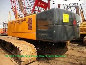 Grue sur chenilles d'occasion SANY SCC4000 fabriquée en Chine, 400 tonnes, grande capacité de levage, machinerie de construction pour les voies ferrées à grande vitesse - Product Image 4
