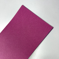 Papier floqué tactile enduit de PVC (chlorure de polyvinyle) pour reliure de livres, couverture de cahier, bougie, couleur Morandi, tissu de reliure imperméable
