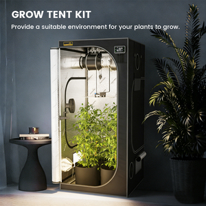 เต็นท์ปลูกพืชแบบไฮโดรโปนิกส์ ขนาด 120*120*200 ซม. ผ้าไมลาร์สะท้อนแสง สำหรับปลูกพืชในร่ม พร้อมชุดอุปกรณ์ครบชุด - Product Image 3