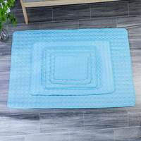 Tapis rafraîchissant en gel de soie glacée, lavable, pliable, écologique, résistant à la chaleur estivale, pour chiens et chats, multi-tailles, antidérapant