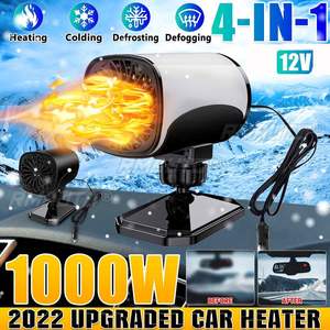 12V 24V 600W Portable High Power Ultra Fast <b>Heating</b> Fan Car Truck Air Heater <b>Cooling</b> Fan Windscreen Defogging - Product Image 1