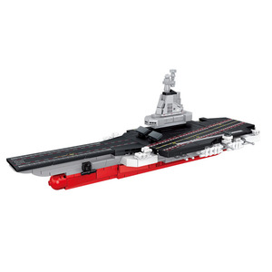 <span class=keywords><strong>Portaaviones</strong></span> de <span class=keywords><strong>Fujian</strong></span>, Barco de Guerra Militar, Bloques de Construcción de Plástico ABS, Juguete de Ensamblaje DIY, Modelo de Bloques de Construcción - Product Image 1